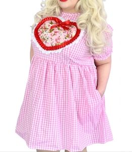 My Violet Dear Valentine Smock Dress